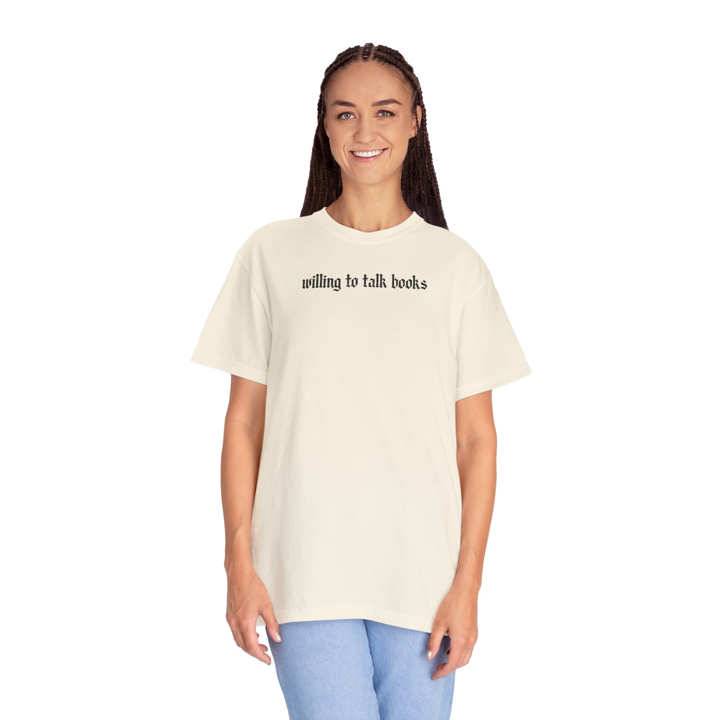 Willing to Talk Books Vintage Tee