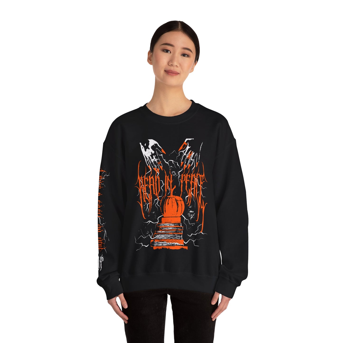 Halloween RIP Sweatshirt with Sleeve