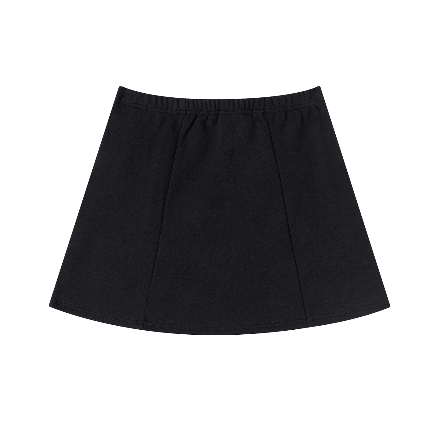 Knife Side Stripe Slit Skirt