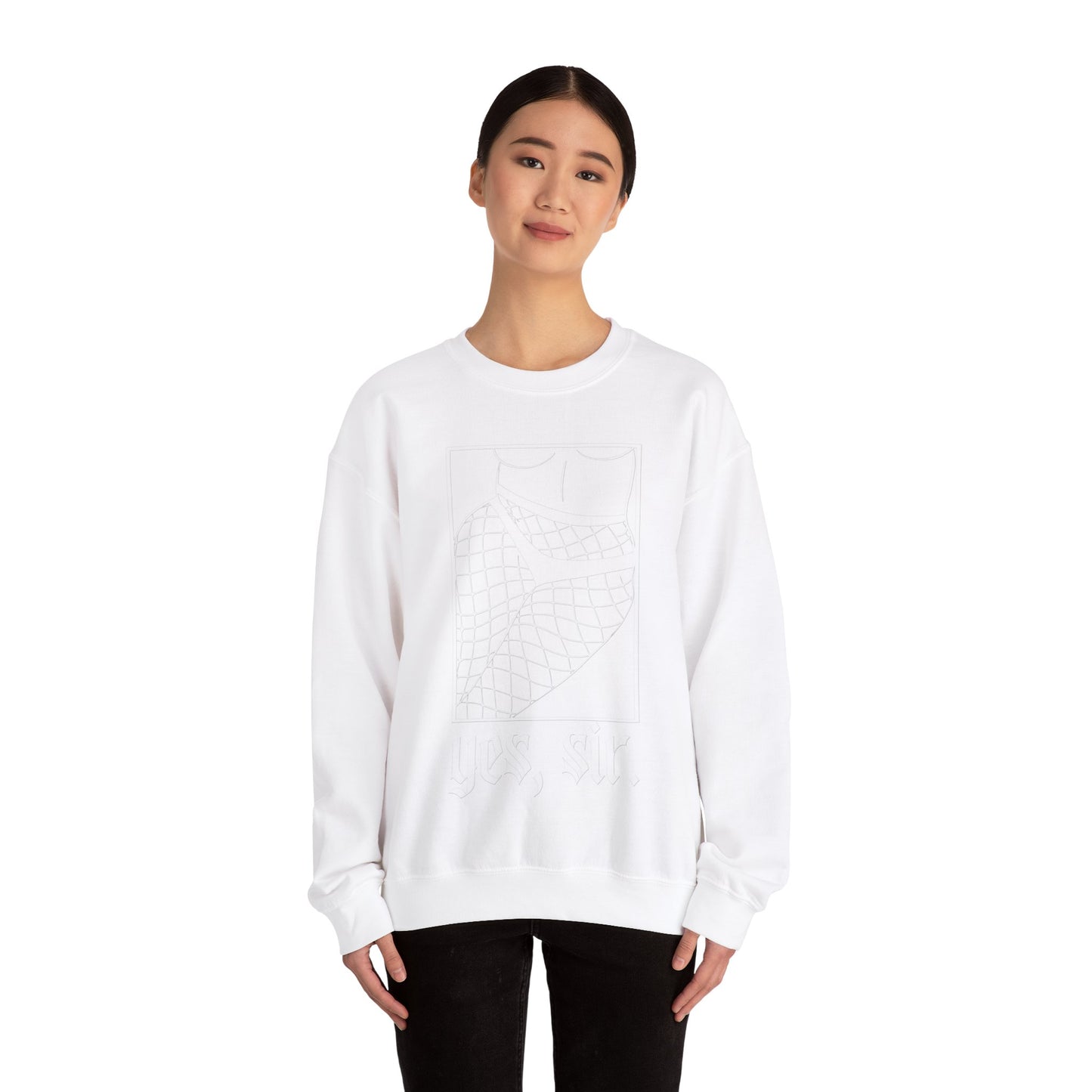 Yes, sir Crew Sweatshirt