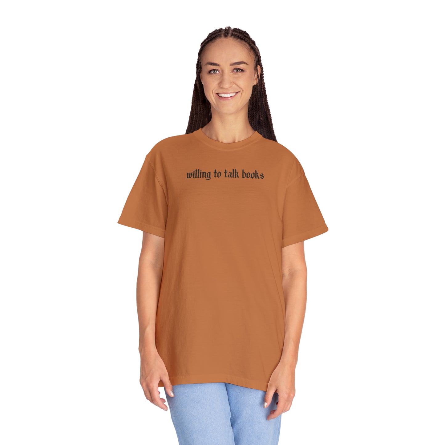 Willing to Talk Books Vintage Tee