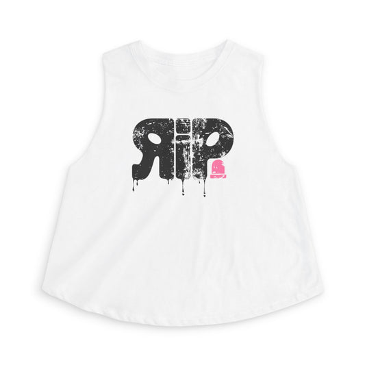 RIP Logo Crop Top Tank