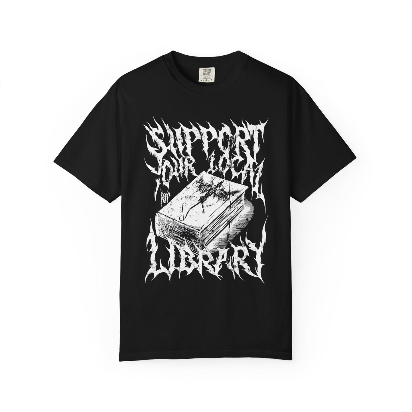 Support Your Local Library Vintage Tee