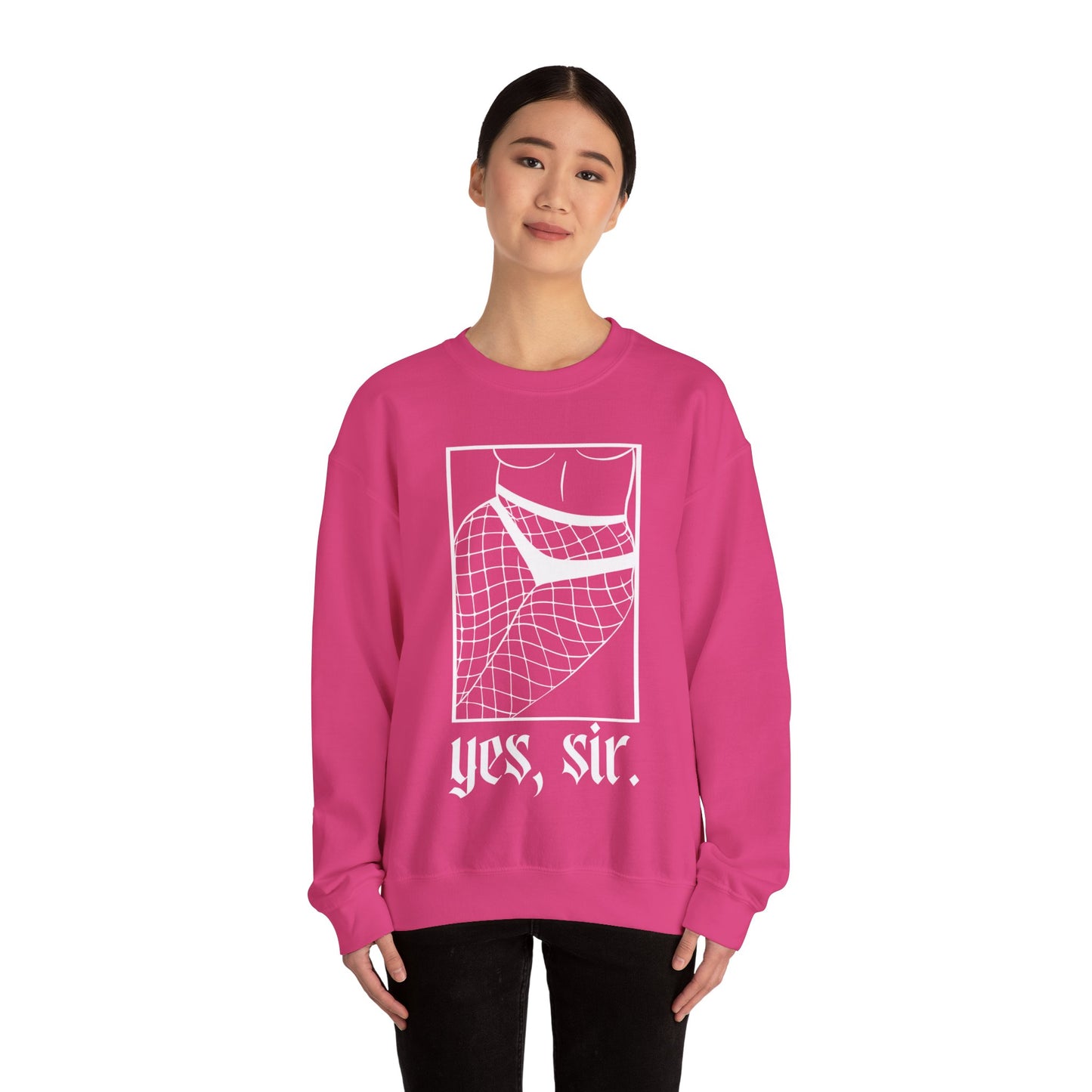 Yes, sir Crew Sweatshirt