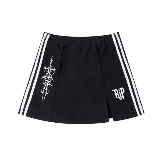 Sword Stripe Slit Skirt