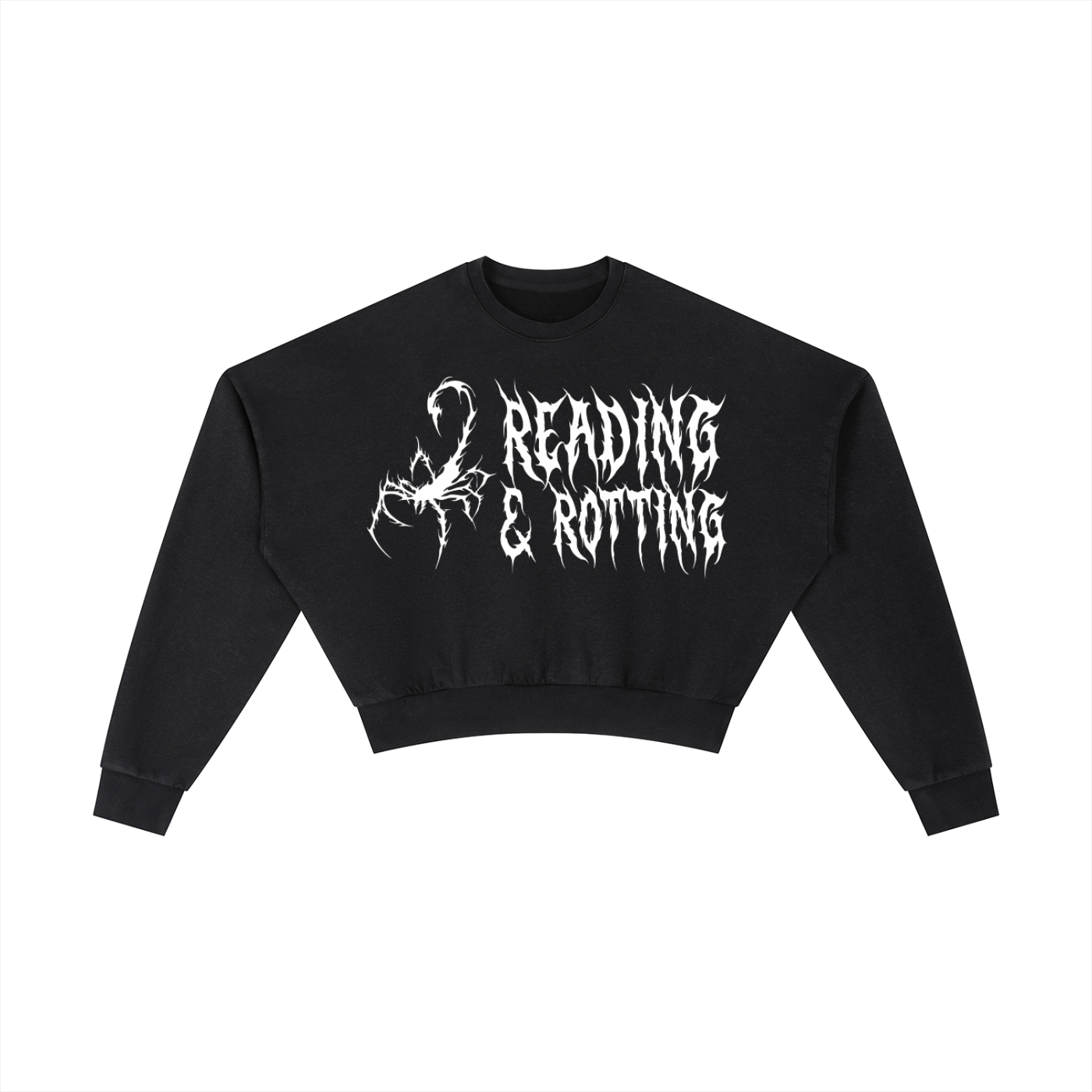 R&R Vintage Washed Cropped Sweatshirt