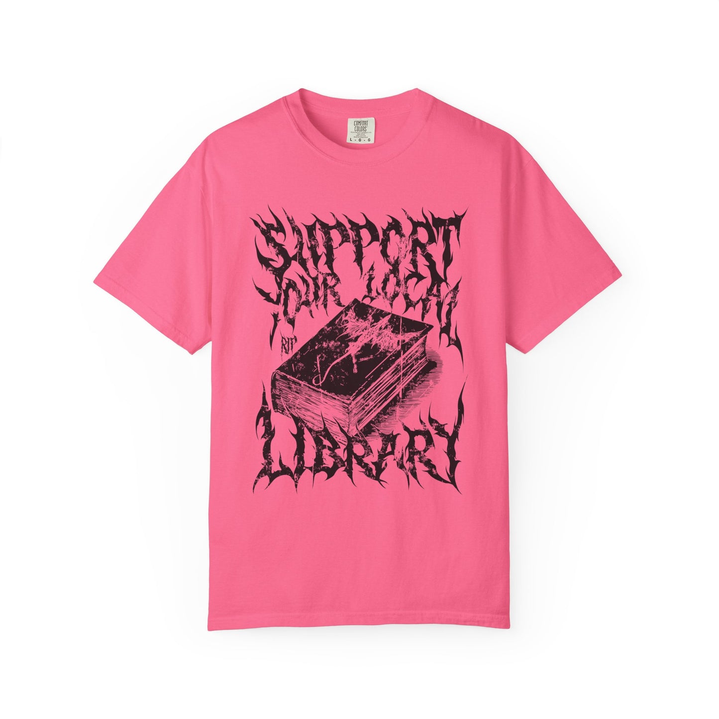 Support Your Local Library Vintage Tee