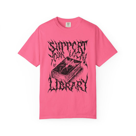 Support Your Local Library Vintage Tee