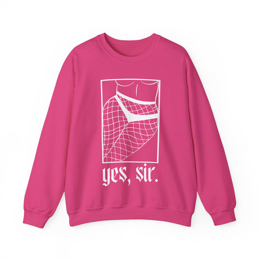 Yes, sir Crew Sweatshirt