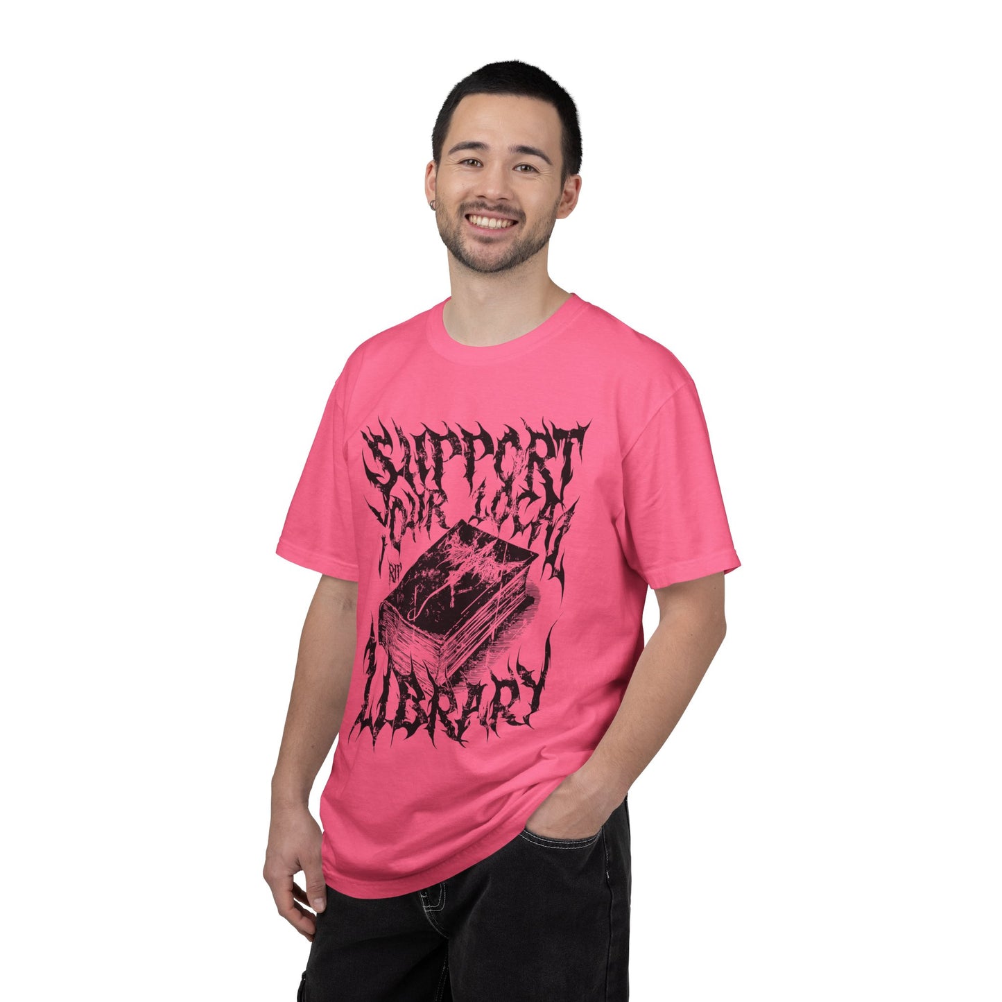 Support Your Local Library Vintage Tee
