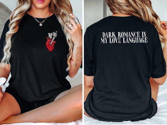 Dark Romance is my love language pocket Shirt